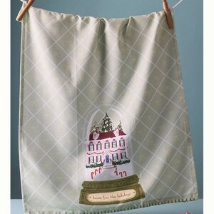 Anthropologie Home for the Holidays Dish Towel - NWT 🎄💕
